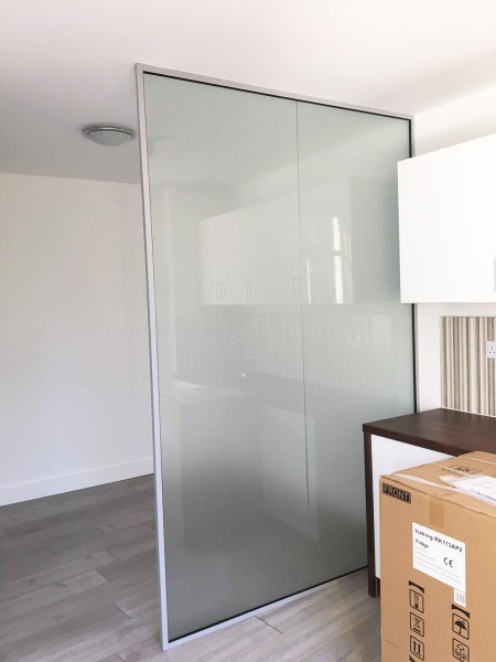 Decorean Ltd (Lewisham, London): Office Glass Wall Divider Open Ended Partition
