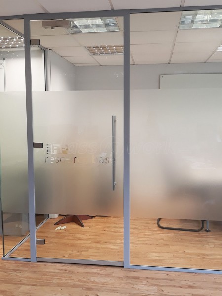 ERP Resource Base (Greenwich, London): Three Sided Glass Room With Framed Glass Door