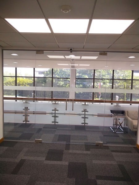 Eagle Installations Limited (Old Trafford, Manchester): Interior Frameless Glass Double Doors