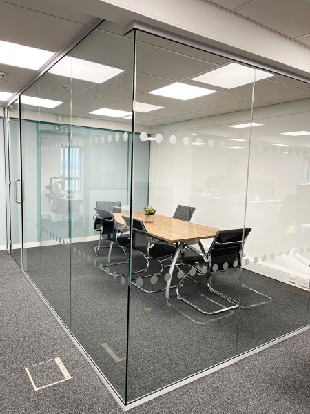 Edge Networks (Gloucester, Gloucestershire): Glass Office and Server Room