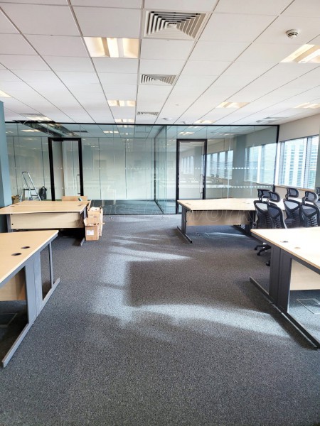 Enterior (Motherwell, Scotland): Double Glazed Glass Office Partitions and Doors