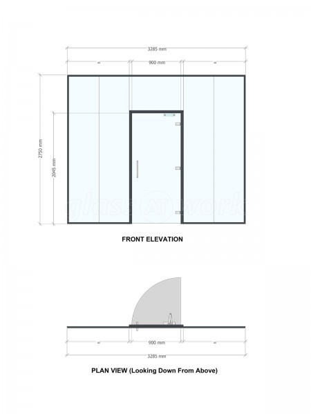 Fairview Financial Management (Rayleigh, Essex): Reception Acoustic Glass Office Partition