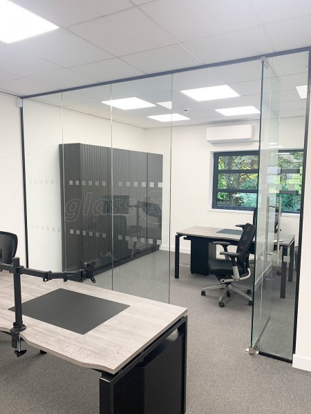IDC Electrical [Southern] (Whiteley, Hampshire): Frameless Glass Office Installation