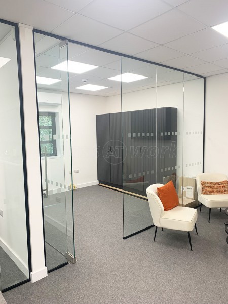 IDC Electrical [Southern] (Whiteley, Hampshire): Frameless Glass Office Installation