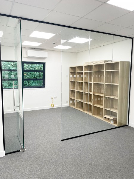 IDC Electrical [Southern] (Whiteley, Hampshire): Frameless Glass Office Installation