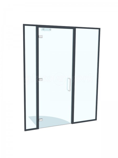Initial Incentives (Dunstable, Bedfordshire): Glass Office Partitions in Anthracite Grey