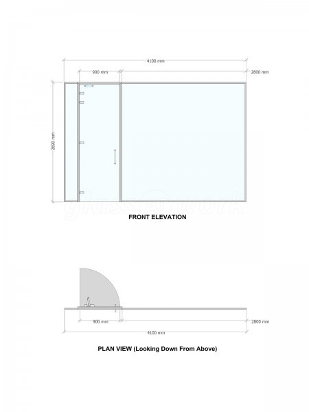 James and Taylor (Surbiton, Surrey): Acoustic Glass Corner Office
