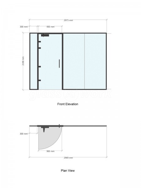 K and K Brickwork Contractors (Wetherby, West Yorkshire): Acoustic Glass Office Partitions