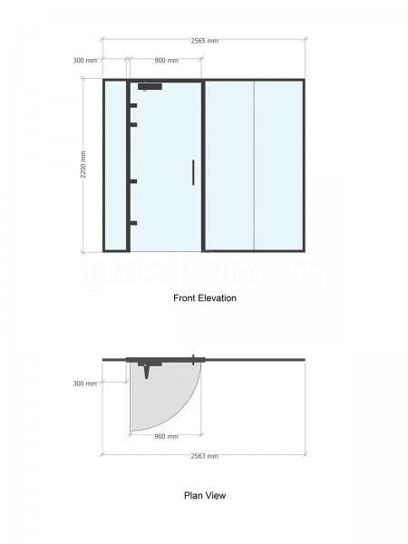 K and K Brickwork Contractors (Wetherby, West Yorkshire): Acoustic Glass Office Partitions