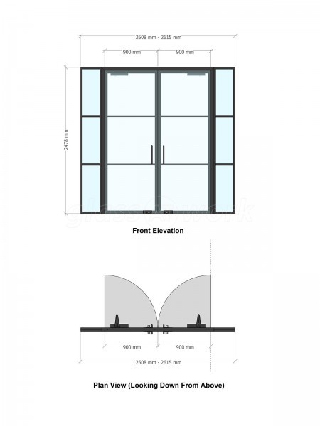 LS Studio London (Cardiff, Wales): Acoustic Glass Office Partitions