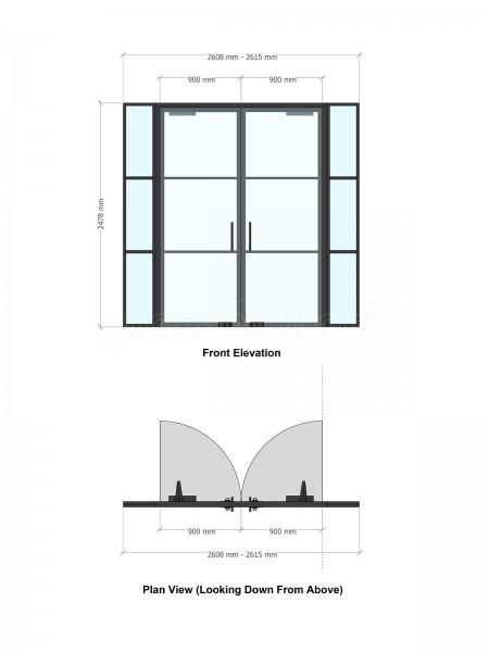 LS Studio London (Cardiff, Wales): Acoustic Glass Office Partitions