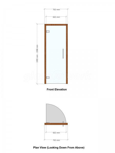 LS Studio London (Clerkenwell, London): Interior Standalone Glass Office Door