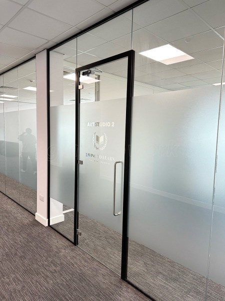 Living to Learn North East  (North Shields, Tyne & Wear): Toughened Glass Office Partitions