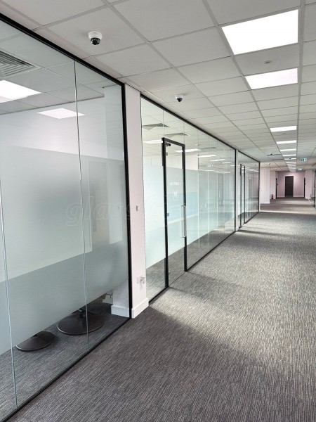 Living to Learn North East  (North Shields, Tyne & Wear): Toughened Glass Office Partitions