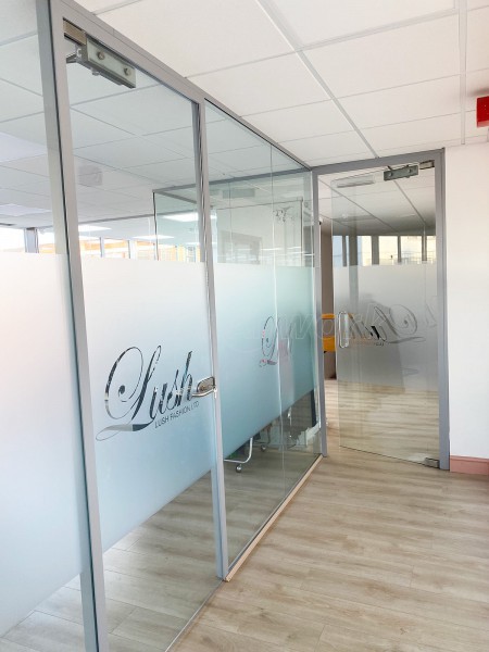 Lush Fashion Limited (Leicester, Leicestershire): Multiple Glazed Offices Using Toughened Frameless Glass