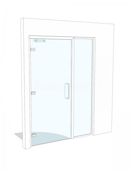 The Maidstone & Malling Alternative Provision (Maidstone, Kent): Glass Door and Side Panel