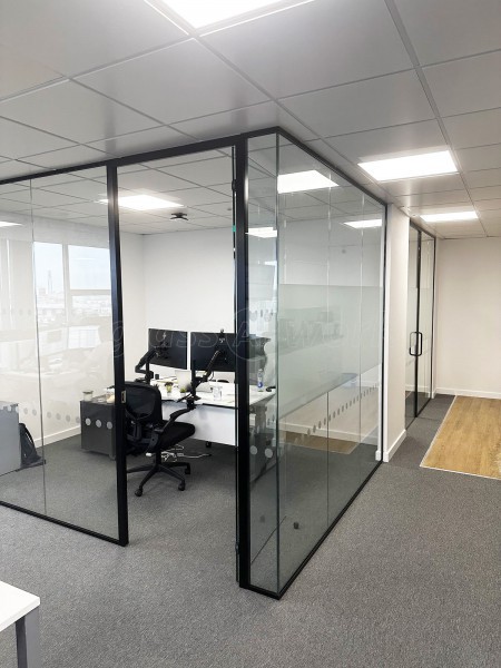 Metcloud (Edgbaston, Birmingham): Acoustic Glass Office Partitions