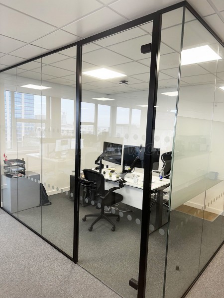 Metcloud (Edgbaston, Birmingham): Acoustic Glass Office Partitions