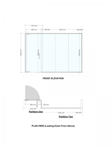 Mills Chody LLP (Harrow, Greater London): Multiple Glass Office Partitions
