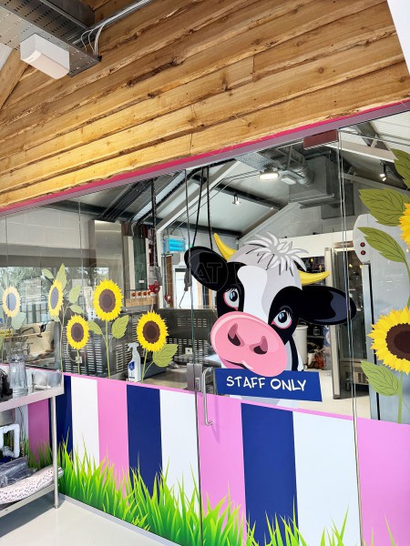 D R Smith Properties (Fordingbridge, Dorset): Ice Cream Shop Glass Partition Wall