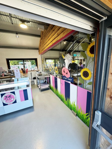 D R Smith Properties (Fordingbridge, Dorset): Ice Cream Shop Glass Partition Wall