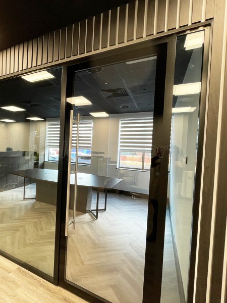 My Build Estimate (Northampton, Northamptonshire): Double Glazed Acoustic Glass Office Partitions