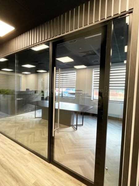 My Build Estimate (Northampton, Northamptonshire): Double Glazed Acoustic Glass Office Partitions