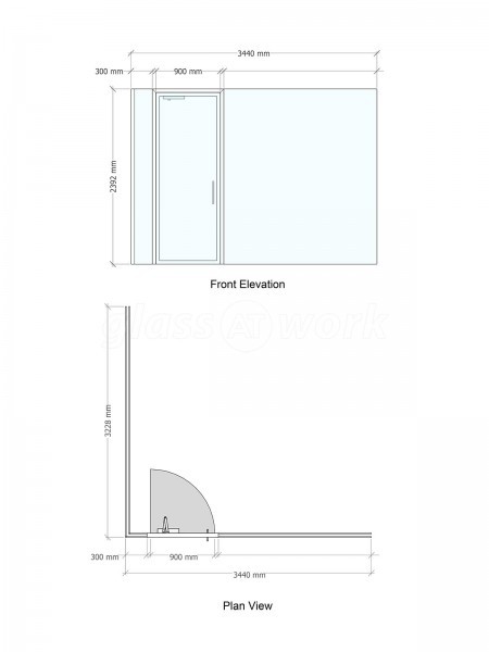 NTEX (Stallingborough, Lincolnshire): Double Glazed Glass Corner Office