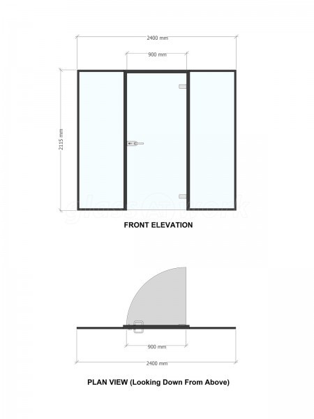 Nicholson Stores (Solihull, West Midlands): Golf Shop Glass Partition