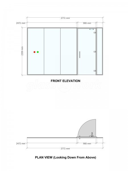 Norseland (Yeovil, Somerset): Glass Partition Walls With Soundproofing