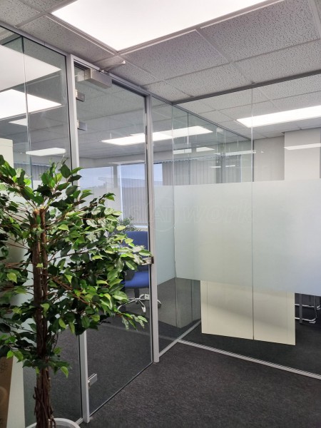 Nuneaton Roof Truss (Nuneaton, Warwickshire): Laminated Acoustic Glass Office Installation