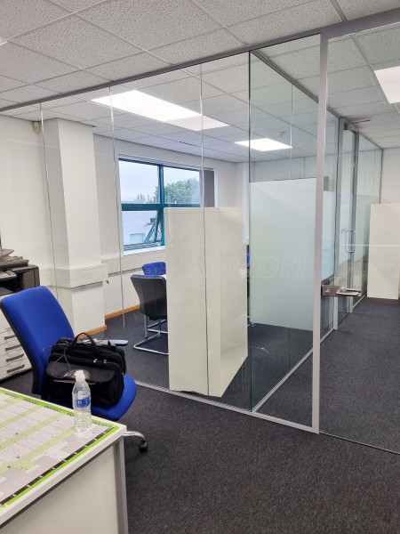 Nuneaton Roof Truss (Nuneaton, Warwickshire): Laminated Acoustic Glass Office Installation