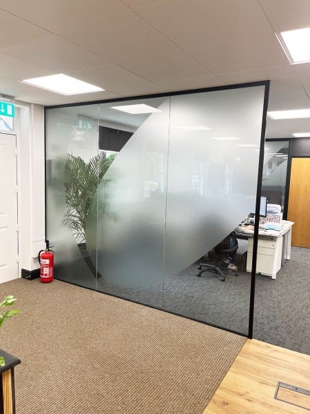 OMNE Agency (Ampthill, Bedfordshire): Toughened Glass Office Partitions