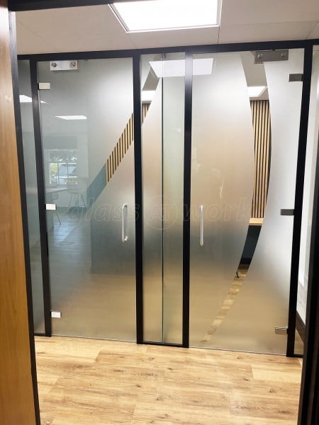 OMNE Agency (Ampthill, Bedfordshire): Toughened Glass Office Partitions