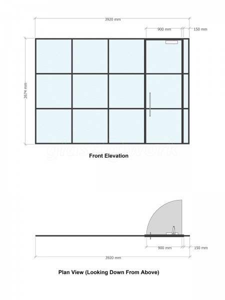 Orion Group (The City, London): T-Bar Metal Framed Glass Partitions Office Fitout