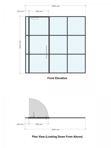 Orion Group (The City, London): T-Bar Metal Framed Glass Partitions Office Fitout