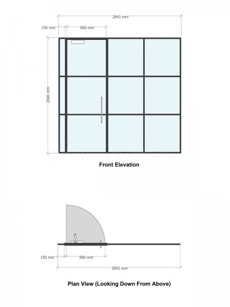 Orion Group (The City, London): T-Bar Metal Framed Glass Partitions Office Fitout