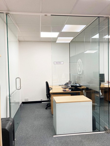 PTS Compliance (Chandlers Ford, Hampshire): Multiple Glass Rooms Using Our Frameless Glass Partition System