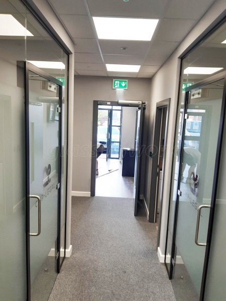 Peak Evolution Ltd (Chesterfield, Derbyshire): Multiple Glass Partitions For Office Refurbishment