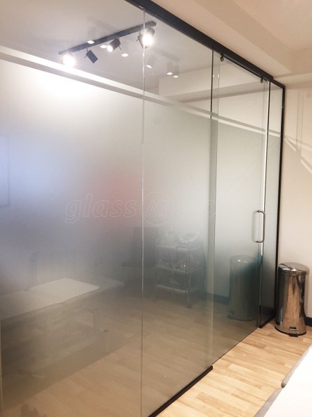 The Physio And Sports Injury Clinic (Colwyn Bay, Conwy): Top Hung Glass Sliding Door Partition