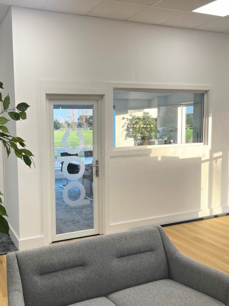 Plandescil (Norwich, Norfolk): Double Glazed Half Height Partition and Glass Door