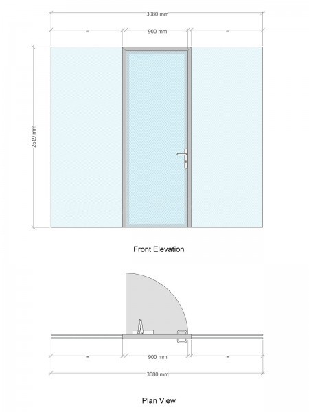 Portal Security Ltd (Cumbernauld, Scotland): Double Glazed Glass Partition With Soundproof Glass