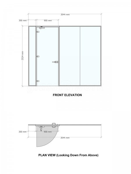 Roddy New Homes Construction (Sevenoaks, Kent): Glass Office Partition Fitout