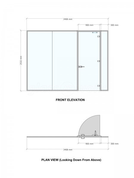 Roddy New Homes Construction (Sevenoaks, Kent): Glass Office Partition Fitout