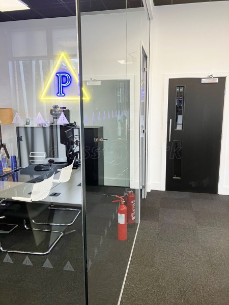 SDP (Haywards Heath, West Sussex): Frameless Glass Partitions and Glazed Corner Office