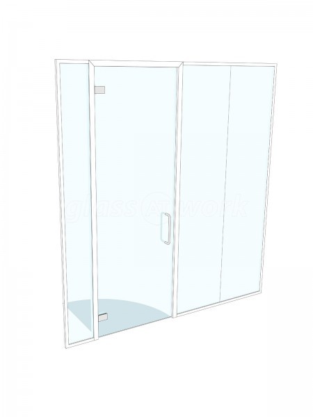 South Of England Investments (Liverpool, Merseyside): Glass Partition With White Frame