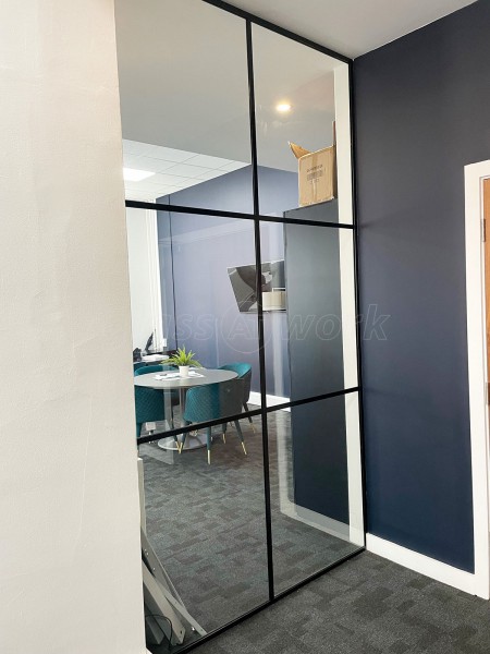 South Of England Investments (Liverpool, Merseyside): Laminated Acoustic Glass Office Partitioning