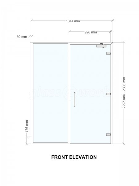 Space Aye (Glasgow, Scotland): Office Interior Glass Door and Side Panel