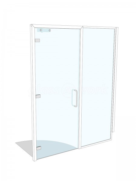 Space Aye (Glasgow, Scotland): Office Interior Glass Door and Side Panel