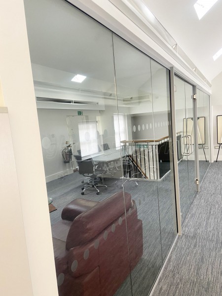 Syntax Integration (Marylebone, London): Glass Partition With Double Doors